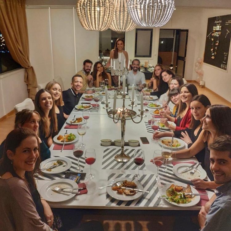 jantar de aniversário