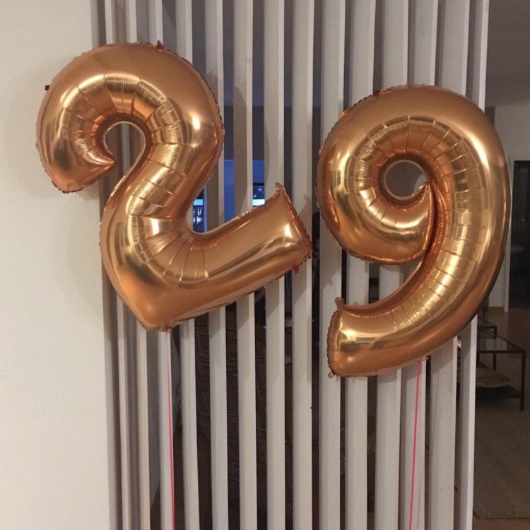 jantar de aniversário